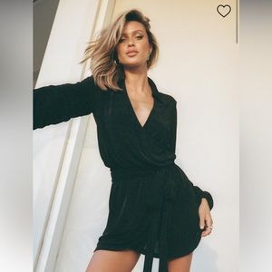 Princess Polly Party Time mini dress in black. Worn once, size US 6